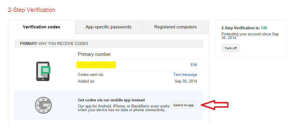 Google Authenticator Activation